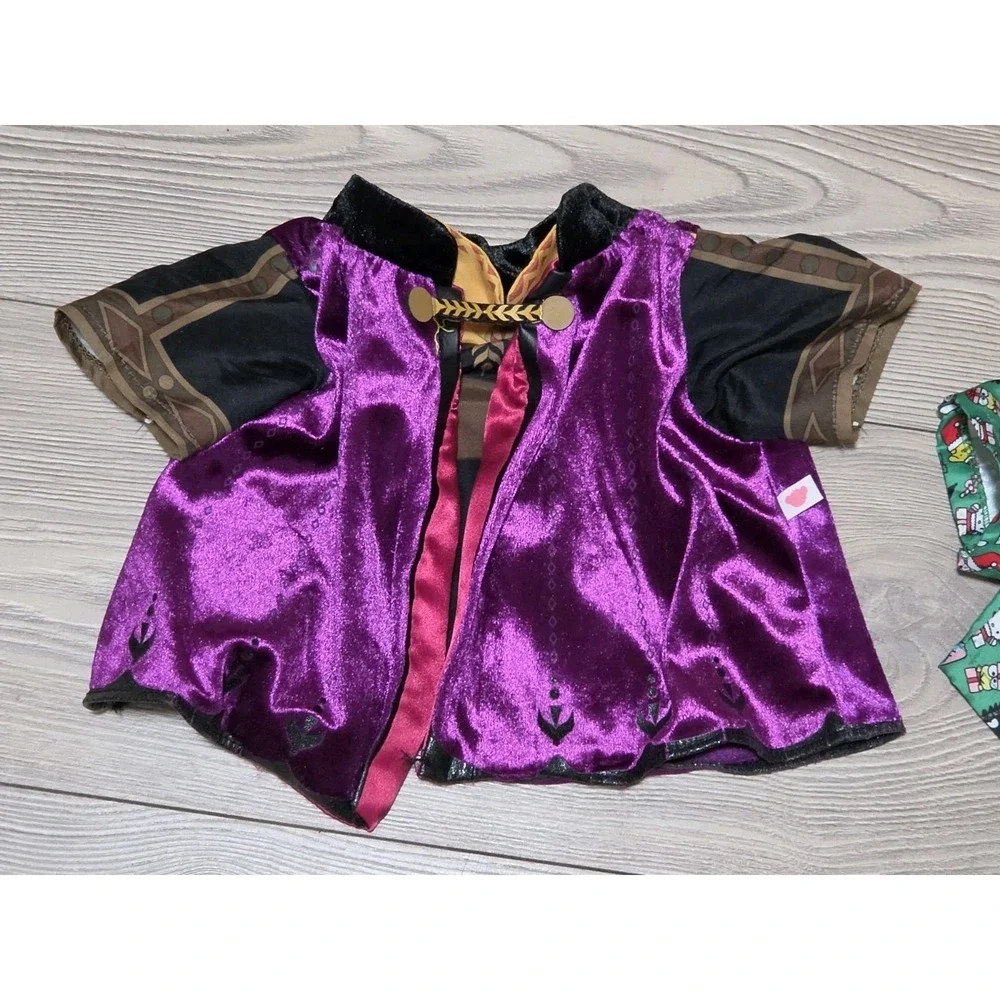 Build A Bear Outfit Bundle Lot Frozen Anna & Hello Kitty Christmas Clothes‎